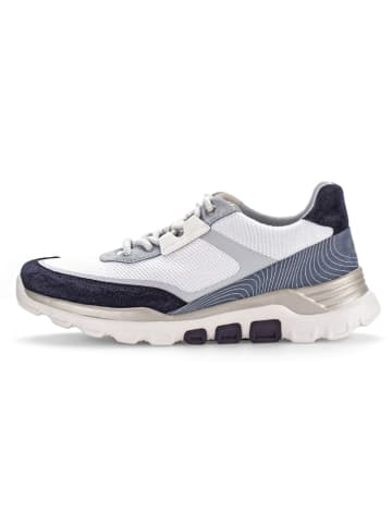 Gabor Sneakers wit/donkerblauw