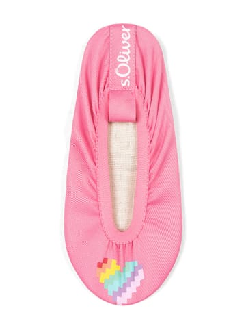 s.Oliver Pantoffels roze