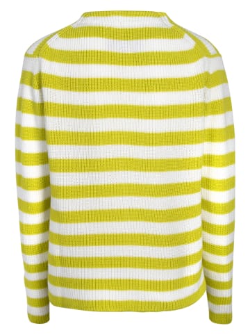 LIEBLINGSSTÜCK Cardigan in Gelb/ Weiß