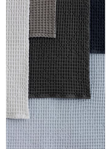 Blomus 2-delige set: gastendoeken "Caro" antraciet - (L)30 x (B)30 cm