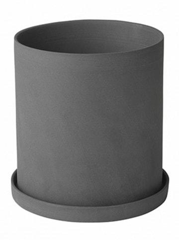 Blomus Kräutertopf "Nona" in Grau - (H)13,5 x Ø 12,5 cm