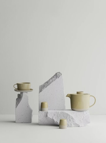 Blomus 2-delige set: koffiekoppen "Savannah" beige - 250 ml