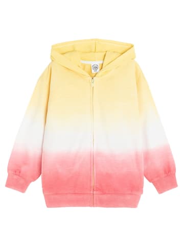 COOL CLUB Sweatjacke in Rosa/ Gelb