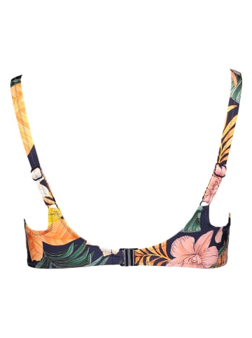 Anita Bikini-Oberteil in Dunkelblau/ Bunt