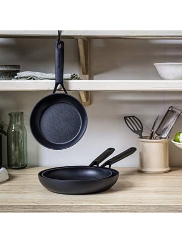 KitchenAid 2er-Set: Bratpfannen "Classic Forged" in Schwarz