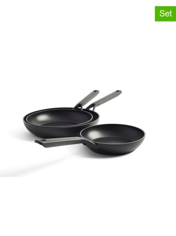 KitchenAid 3er-Set: Bratpfannen "Classic Forged" in Schwarz