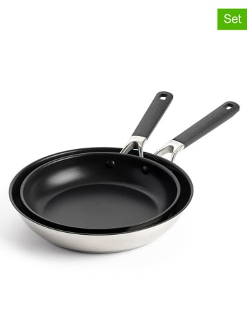 KitchenAid 2er-Set: Edelstahl-Bratpfannen "Classic"