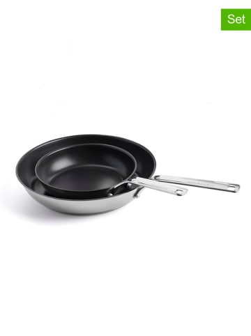 KitchenAid 2er-Set: Edelstahl-Bratpfannen