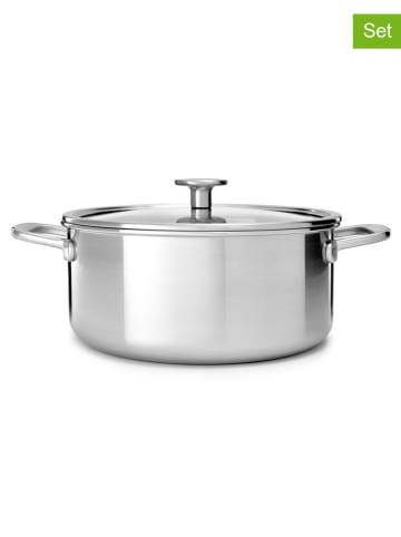 KitchenAid 2tlg. Edelstahl-Topf "Multi-Ply" - Ø 20 cm