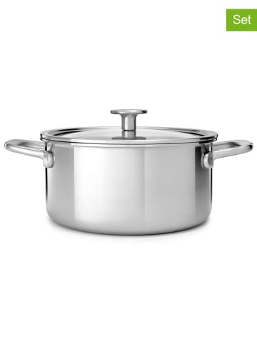 KitchenAid 2tlg. Edelstahl-Topf "Multi-Ply" - Ø 24 cm