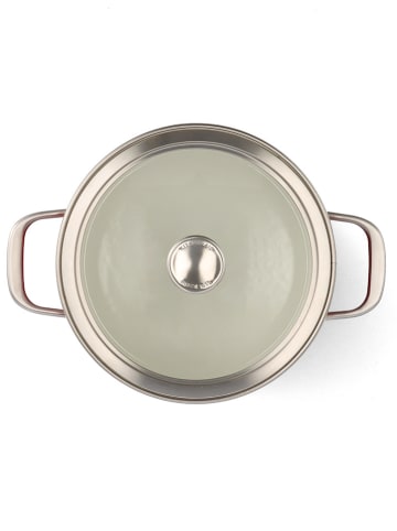 KitchenAid 2tlg. Set: Topf "Core Enamel" in Rot - Ø 24 cm