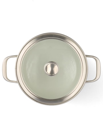 KitchenAid 2tlg. Set: Topf "Core Enamel" in Creme - Ø 20 cm