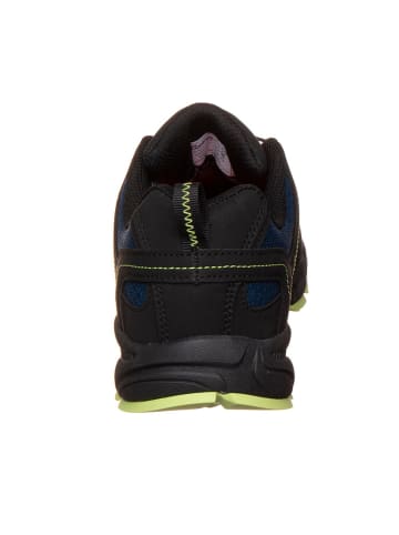 Kastinger Leren trekkingschoenen zwart/blauw/geel