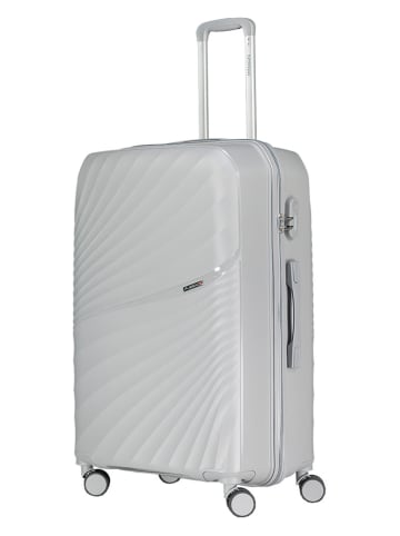 Geographical Norway 3tlg. Hardcase-Trolleyset "Santafe" in Silber