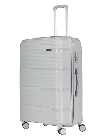 Geographical Norway 3tlg. Hardcase-Trolleyset "Scotch" in Silber