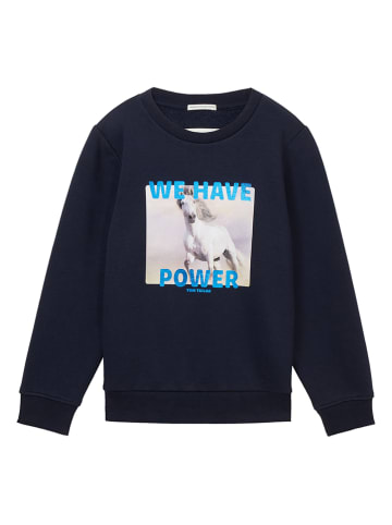 TOM TAILOR kids Sweatshirt in Dunkelblau