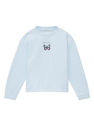 TOM TAILOR kids Sweatshirt in Hellblau