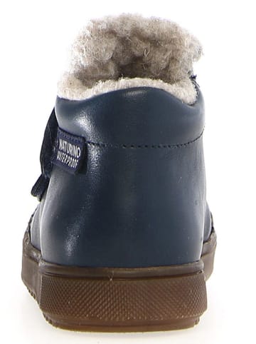 Naturino Leder-Winterboots "New Mulaz" in Dunkelblau