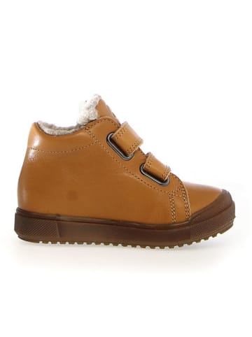 Naturino Leder-Winterboots "New Mulaz" in Hellbraun