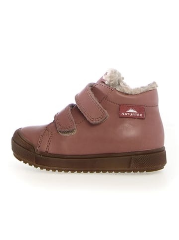 Naturino Leder-Winterboots "New Mulaz" in Rosa