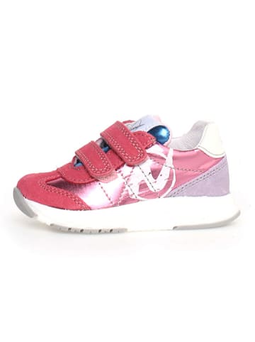 Naturino Leder-Sneakers "Jesko 2" in Pink/ Lila