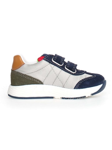 Naturino Leren sneakers "Jesko 2" donkerblauw/kaki/crème