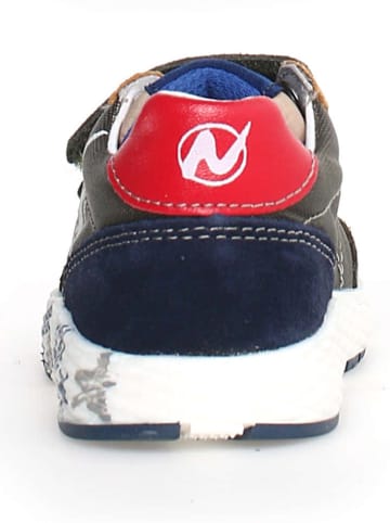 Naturino Leder-Sneakers "Jesko 2" in Khaki/ Dunkelblau