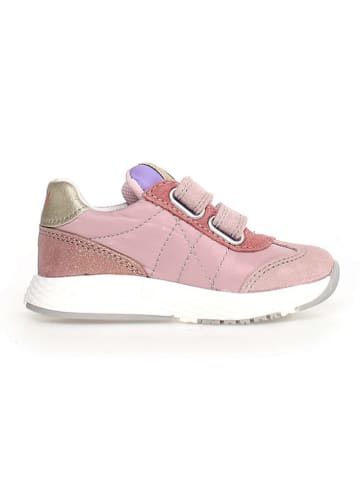 Naturino Leder-Sneakers "Jesko 2" in Rosa/ Gold