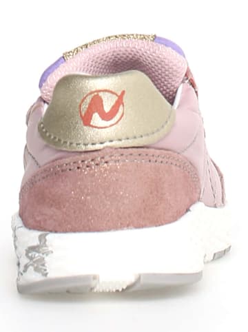 Naturino Leren sneakers "Jesko 2" lichtroze/goudkleurig