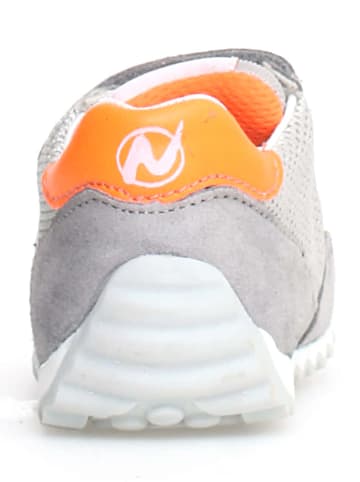 Naturino Leder-Sneakers "Sammy 2" in Orange/ Grau