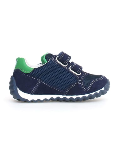 Naturino Leren sneakers "Sammy 2" donkerblauw/groen