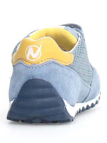 Naturino Leren sneakers "Sammy 2" lichtblauw/geel