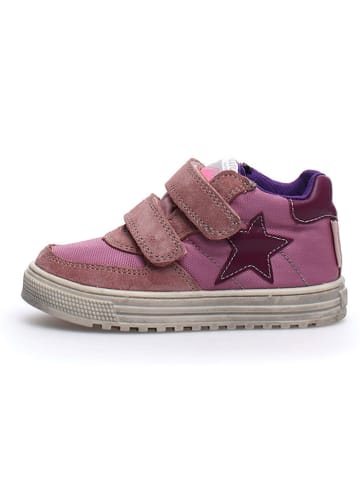 Naturino Leder-Sneakers "Hess" in Altrosa/ Mauve