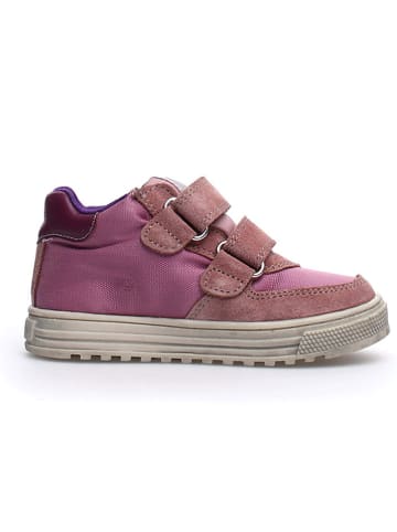 Naturino Leder-Sneakers "Hess" in Altrosa/ Mauve