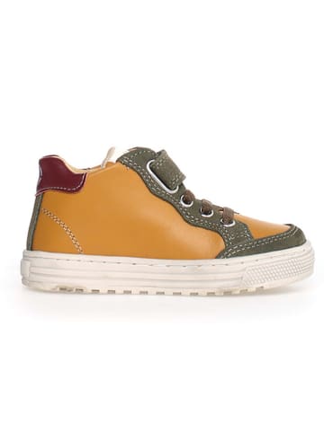 Naturino Leren sneakers "Penshaw" kaki/oranje