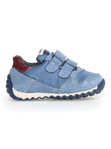 Naturino Skórzane sneakersy "Sammy 2" w kolorze niebieskim