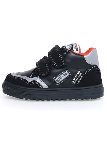 Naturino Skórzane sneakersy "Ariton" w kolorze czarnym