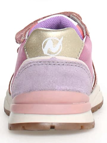 Naturino Leder-Sneakers "Argal" in Rosa/ Lila