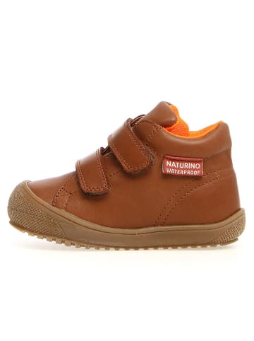 Naturino Leren winterboots "Raintastik 2" cognackleurig