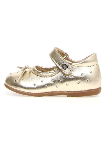 Naturino Leder-Ballerinas "Bunnyhops" in Gold