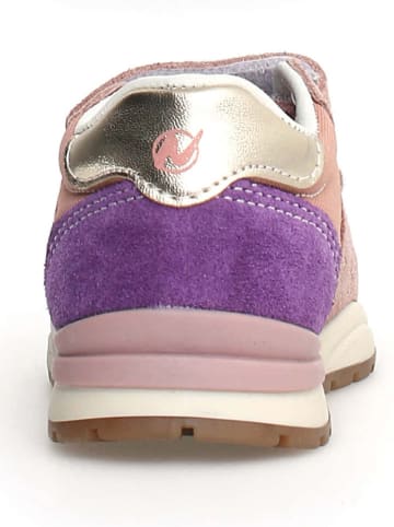 Naturino Leder-Sneakers "Smood" in Rosa/ Lila