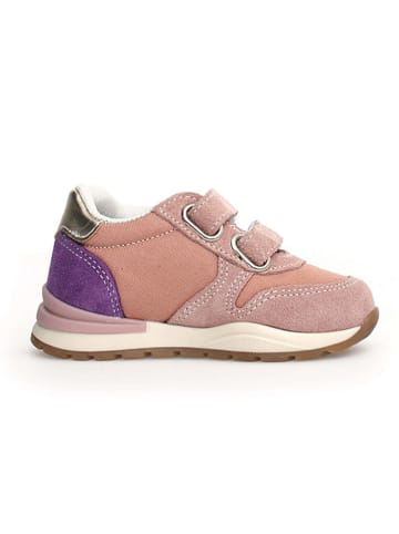 Naturino Leren sneakers "Smood" lichtroze/paars