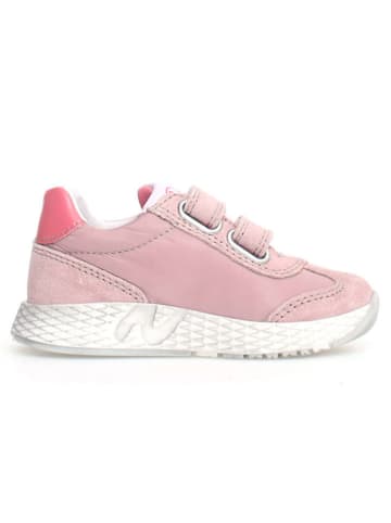 Naturino Skórzane sneakersy "Jesko 2" w kolorze jasnoróżowym