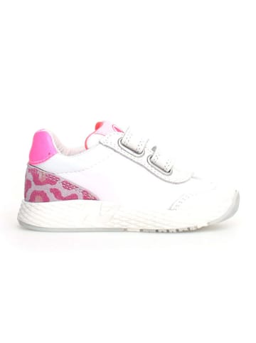 Naturino Leren sneakers "Jesko 2" lichtroze/wit