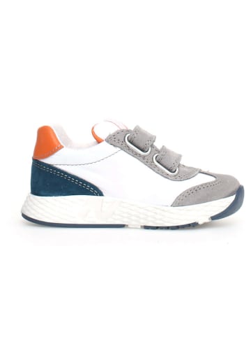 Naturino Leren sneakers "Jesko 2" grijs/blauw/wit