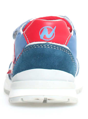 Naturino Leren sneakers "Argal" blauw/rood