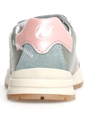 Naturino Leren sneakers "Quelly VL" lichtblauw/lichtroze