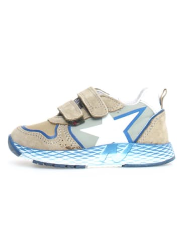 Naturino Leren sneakers "Althidon" beige/blauw