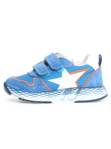 Naturino Skórzane sneakersy "Althidon" w kolorze błękitnym