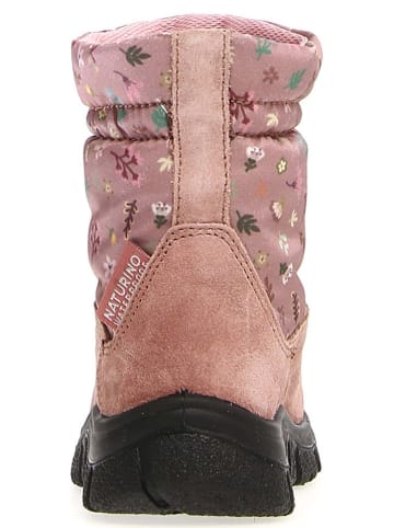 Naturino Leder-Winterboots "Varna" in Rosa
